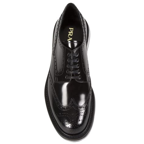 prada platform derby shoes|Prada men's oxford shoes.